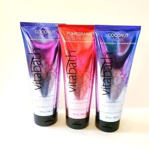Vitabath Coconut & Pomegranate Paraben & Dye Free Body Wash 10 oz.